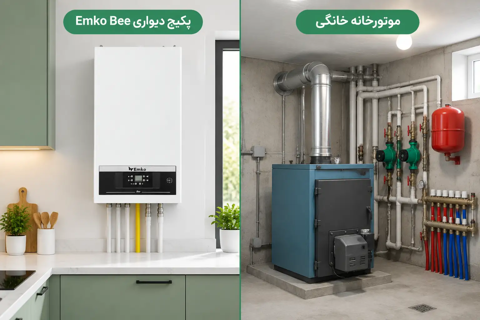 مقایسه سیستم پکیج دیواری و سیستم موتورخانه مرکزی